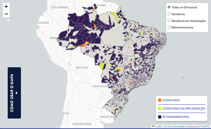 Expansão da TV Pública: EBC recebe R$ 10,8 milhões para ampliar transmissão em 25 cidades